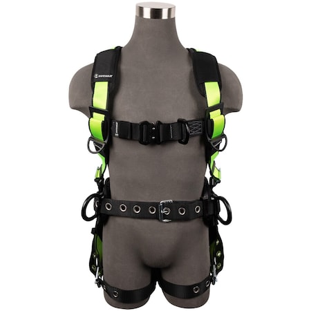 Safewaze Full Body Harness, Vest Style, L FS377-L
